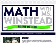 Tablet Screenshot of huskymath.com